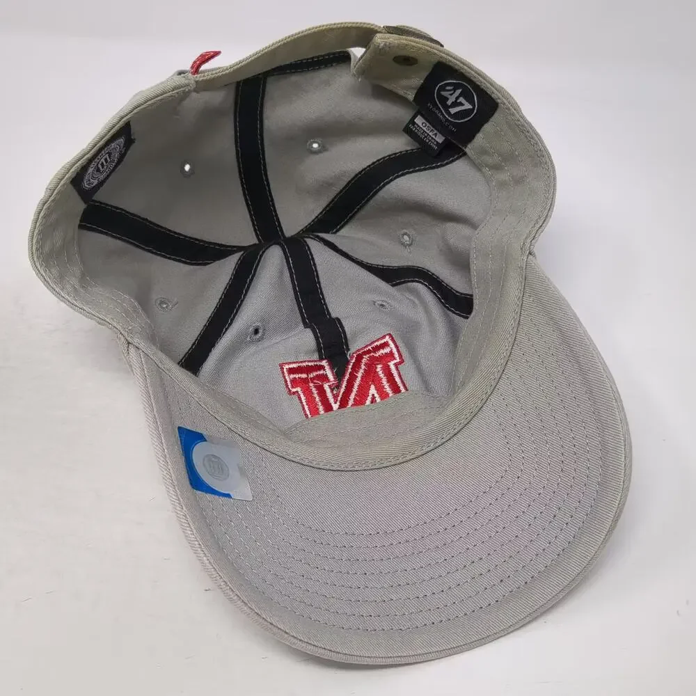 Nebraska Cornhuskers NCAA '47 Baseball Cap Gray Red Embroidered Logo One Size